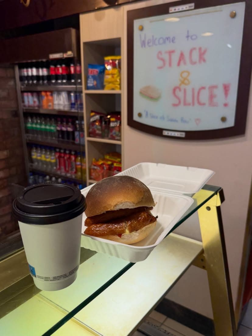 Sausage or bacon bap